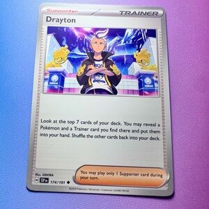 drayton - 174/191 (uncommon) — pokemon: surging sparks
